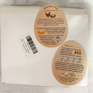 Fresh Farm Eggs Handling Instructions